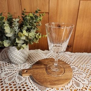 Crystal D'arques Lady Victoria Cut Wine or Water Goblet